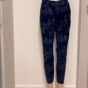 ESCADA Sport NEW velvet blue jeans SIZE 4